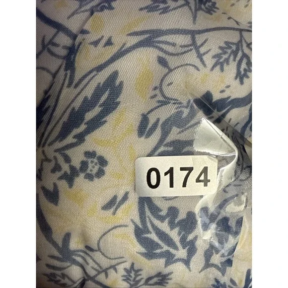 Suzi Chin Maggy Boutique Floral Ruffle Dress Size 4 Belted Made In Italy - Picture 8 of 8